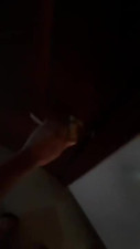 Russian MILF pees in the toilet
