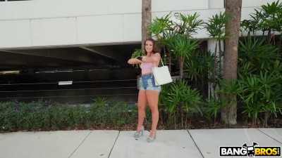 Driving around the city and shagging a beautiful PAWG that he picked up on the street