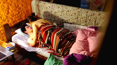 Spycam shows beautiful home-sex between two horny lovers