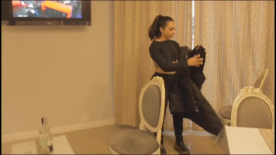 Hot blooded babe fucks a gangster and his girlfriend
