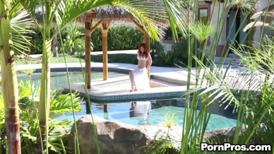 18yo Redhead model passionately fucked by her crush