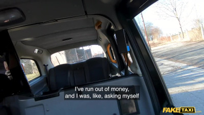 Bubble butt teen Zoe Doll pays for taxi with her cunt