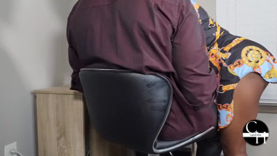 Ebony distracted her boss from his work to get her BBC bonus