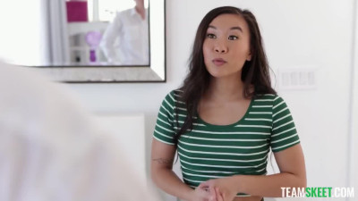 Asian babysitter Kimmy Kimm proves that she is the best in sex