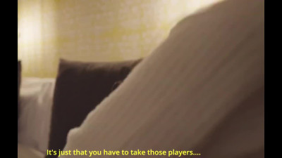 Latina sucks dick during the World Cup