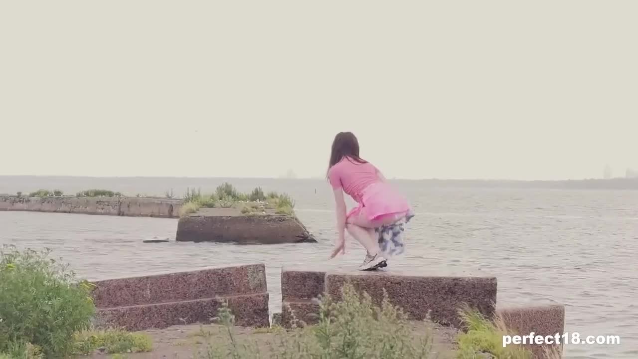 Watch Brunette with small tits likes to come to the lake and masturbate her pussy until she gets caught Full. Duration: 06:07 | ePornBabe.