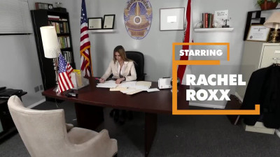 Rachel Roxx ordered her subordinate to fuck her roughly on the table