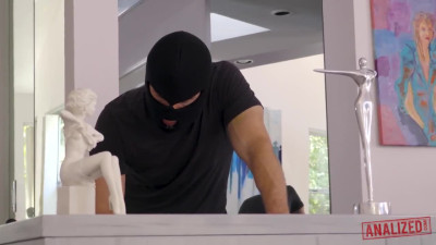 Robber broke into a teen girl's house and stole her anal virginity