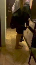 A bad teacher sucks a student's dick at his house