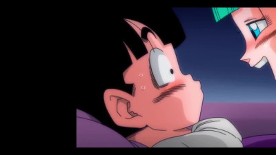 Dragon Ball Hentai - Bulma sneaks into Gohan and Krilin's bed and pleasures them.