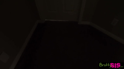 Redhead slut and her stepbro are making some money having sex