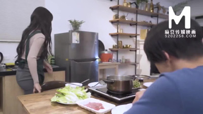 Asian double blowjob