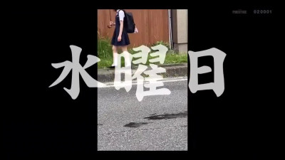 An old asian man spied on a teen Japanese schoolgirl to fuck her and cum inside