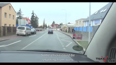 Russian MILF is used like a dirty whore by one kinky stranger in the van