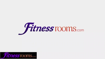 Astounding lesbians continue their gym training with toys