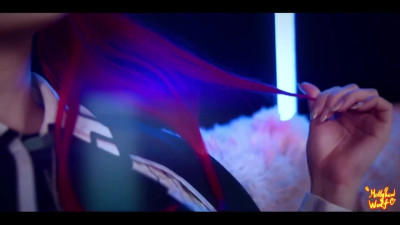 Rias Gremory cosplaying teen gets fucked by her boyfriend Issei