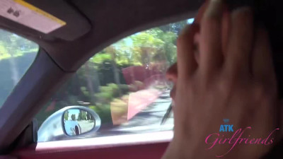 POV asian teen smokes and fucks a white guy
