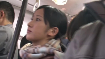 Unknown woman got into pants of Asian teen in public transport