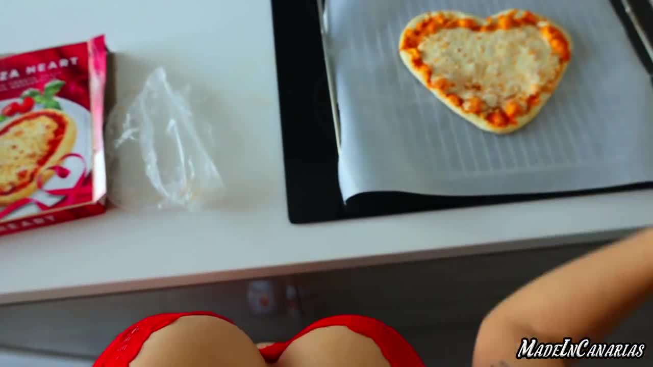 Watch Heart-shaped pizza with cheese and cumshot filling for Valentine's Day Full. Duration: 14:03 | ePornBabe.