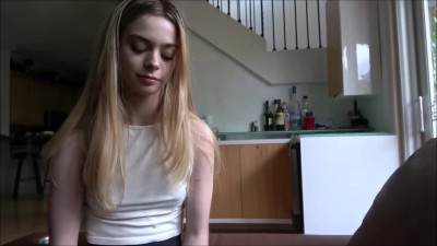 Lovely Slim Blonde Molly Practices Dick Riding With Her Filthy Step-dad