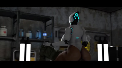 The sexiest robot Haydee XXX compilation