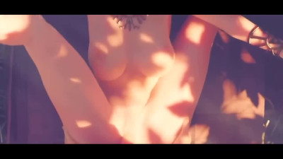 3D fucking with a big-boobed elf in the forest