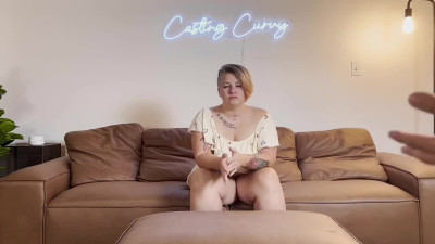 Alternative BBW came to casting and got her big ass cheeks clapped