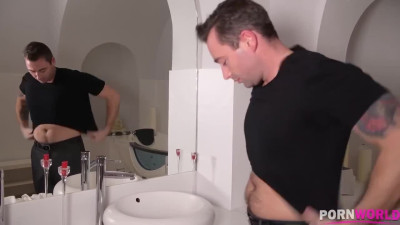 French tutor fucks handcuffed student in anus and mouth without mercy