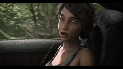 Clementine TWD fucks Ellis L4D2 in the car