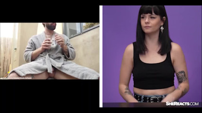 She Reacts - Two beauties are watching a handjob and must choose the best!