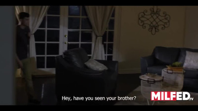 MILF seduced her stepdaughter's boyfriend