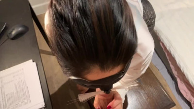 Cute japanese kitty loves milky cum inside