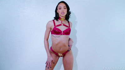 Wild ebony Alexis Tae is eager to get her ass stretched and destroyed