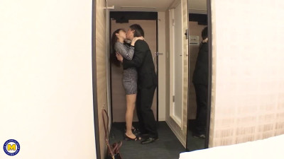 Office Lady Maiko Saeki gets fucked by her boss in a hotel.