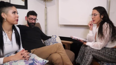 Fixing my marriage with phat ass therapist MILF. Wife watches.