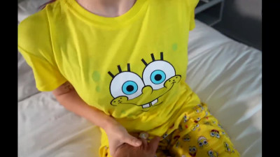 Stepdaughter spoiled herself with a dick for the night