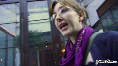 When she took off her glasses she turned into a whore