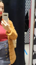 Russian slut plays with herself in a fitting room