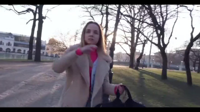Teen from the street doing nasty things with stranger's cock in POV