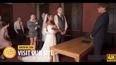 Master of Ceremonies Offers A Curvy Bride His Dick To Help To Compensate the Wedding Expenses