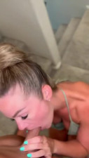 MILF does the best blowjob - POV