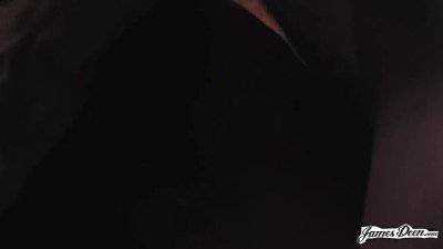 Beautiful ladies please one lucky man in restless orgy scene