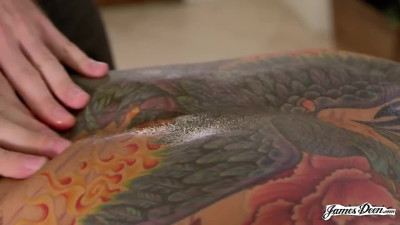 Busty Milf Romi Rain enjoys rough drilling after sensual massage - James Deen