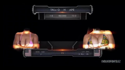 Lesbian Wrestling with buxom ebony and Bella Rossi - Evolved Fights
