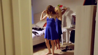 Pale blonde Talia Hanson gets creampied by stepbro!