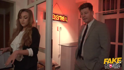 The hostel owner shows property to potential buyer when they find a sex slave chained to bed - Fake Hostel