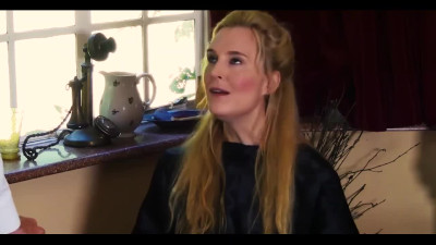 Mistress spanks the bad behaviour out of sexy blondie in this vintage cosplay video
