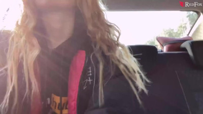 Red Fox wanted to masturbate right in the taxi