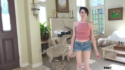 Me and my stepsister arranged a wild fuck outdoors