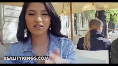 Curvy Ava Black teases big dick stranger to fuck her after date